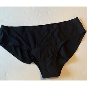KNIX Period Underwear Sz XL Bikini‎ Style Black Nylon NWOT Comfort No Leaking